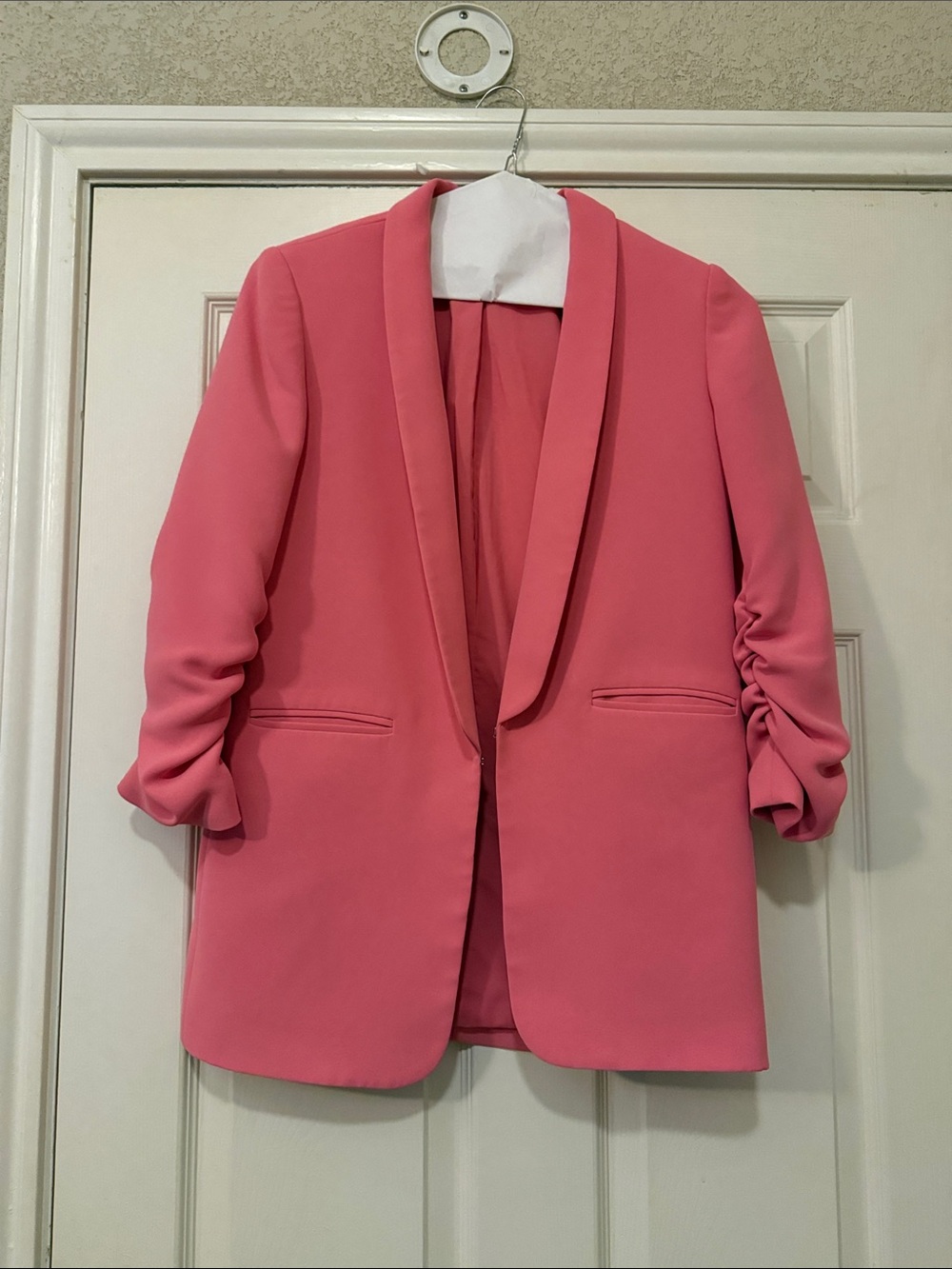 Gianni Bini Pink Collar Blazer